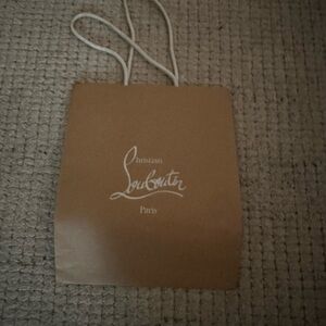 Christian Louboutin Brown Shopping Bag